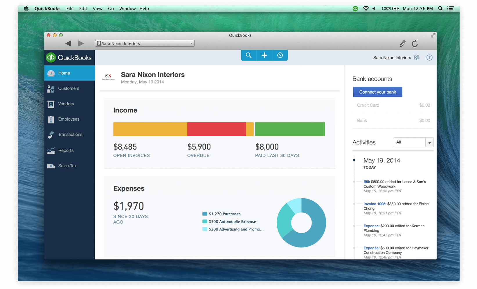 Desktop accounting with payroll for mac